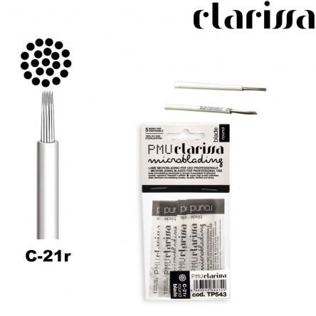 Clarissa pmu c-21r round needles confezione da 5 pezzi