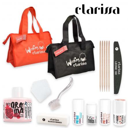 Starter kit semipermante lei mini borsa arancio-nero ass.